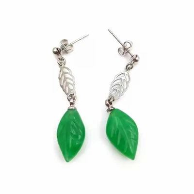 Jade Carving örhängen